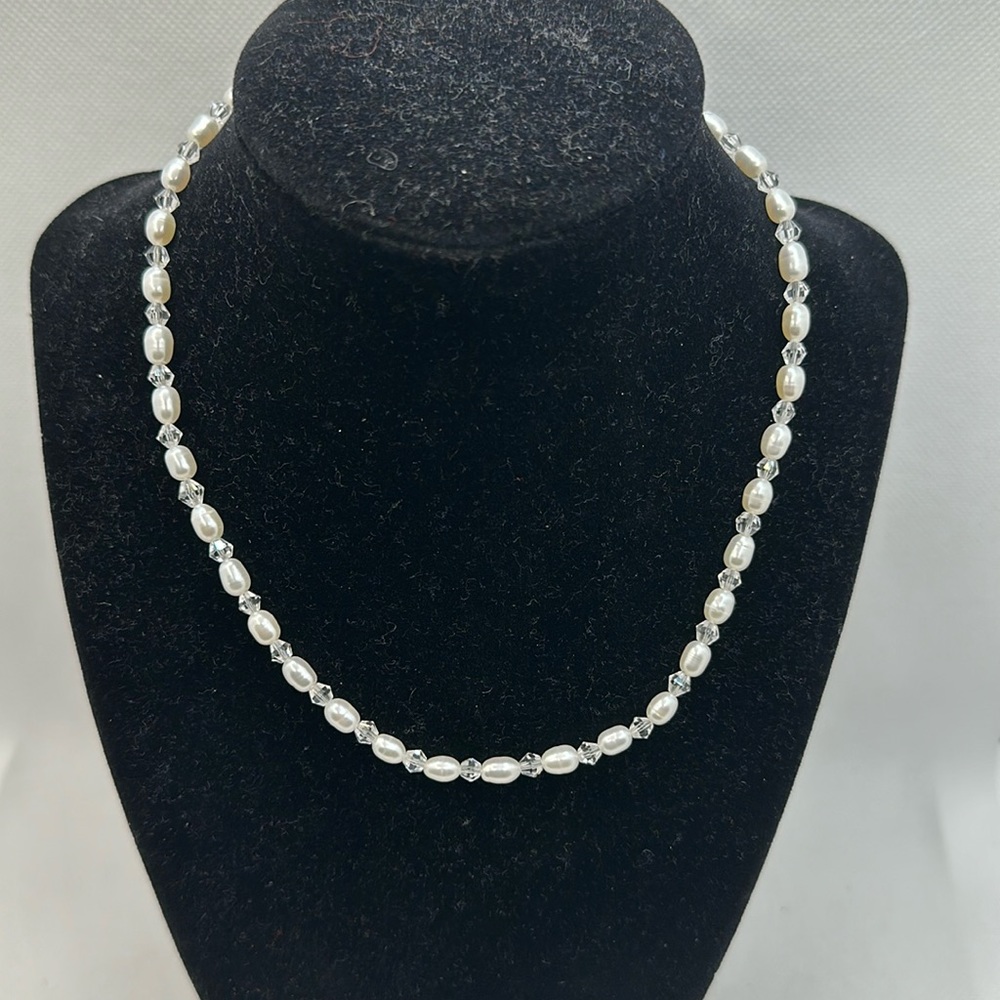 Pear and clear beads